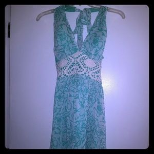 Hi/Lo halter sun dress